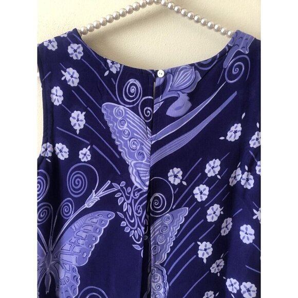 NWOT The Pyramid Collection Size Small Purple Sleeveless Maxi Dress Tiered - Picture 5 of 7